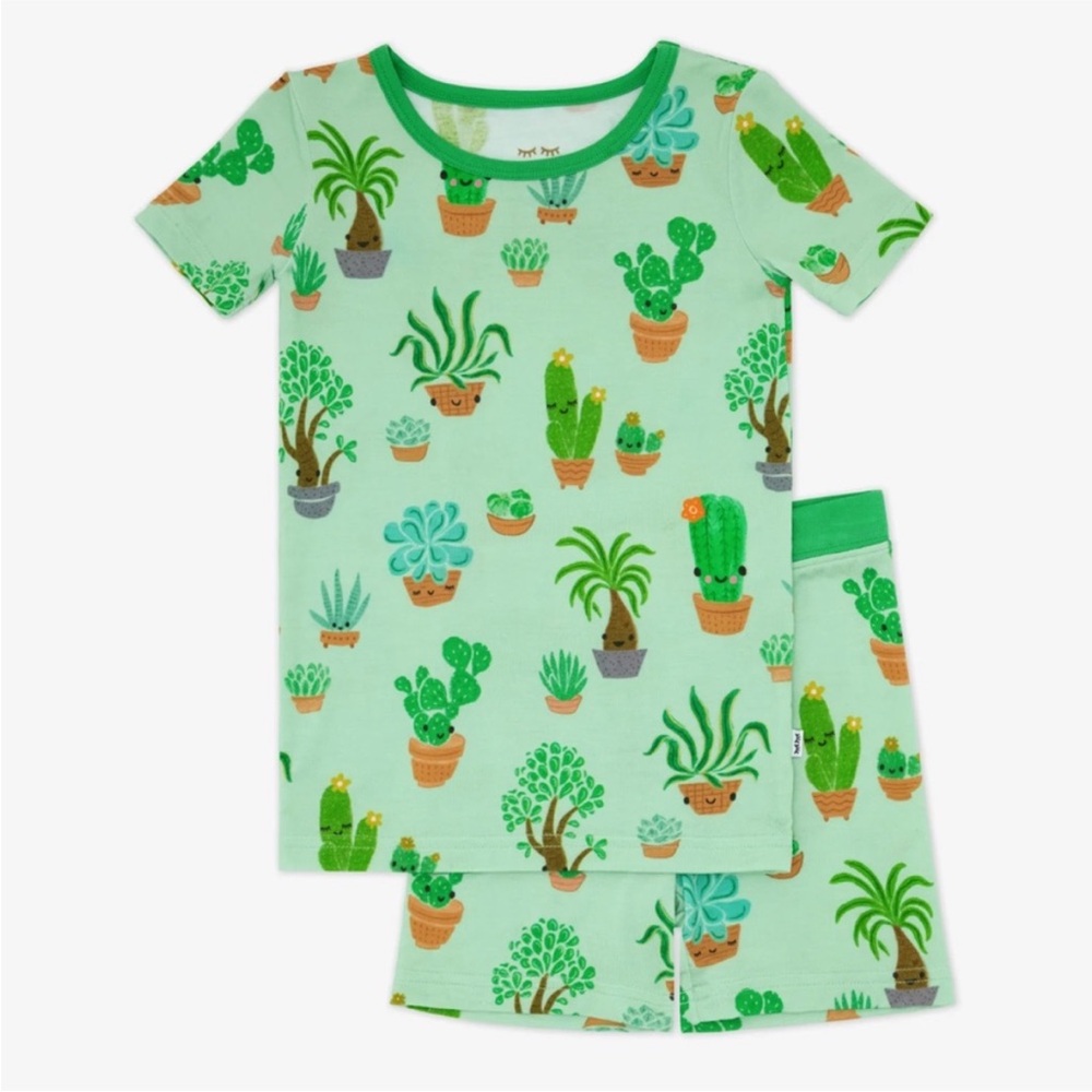 NWOT Little Sleepies Succulent Pajama Set 18-24